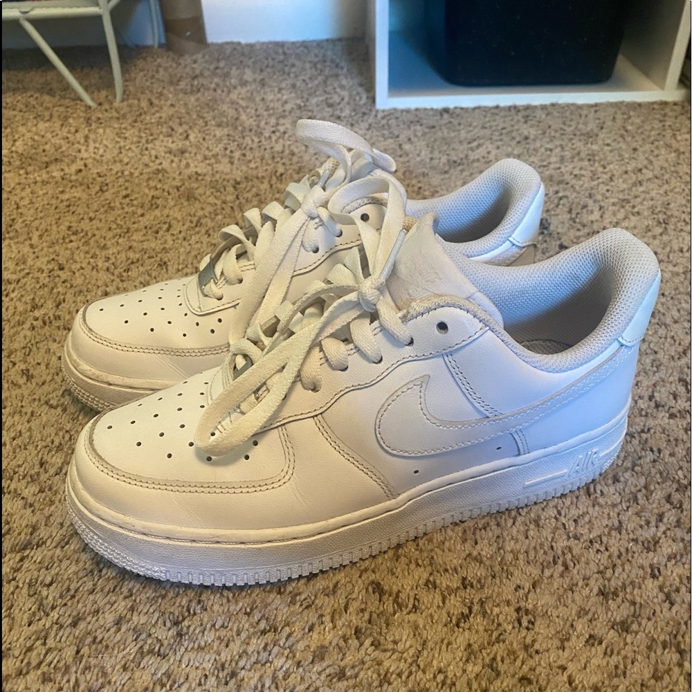 White Nike air forces